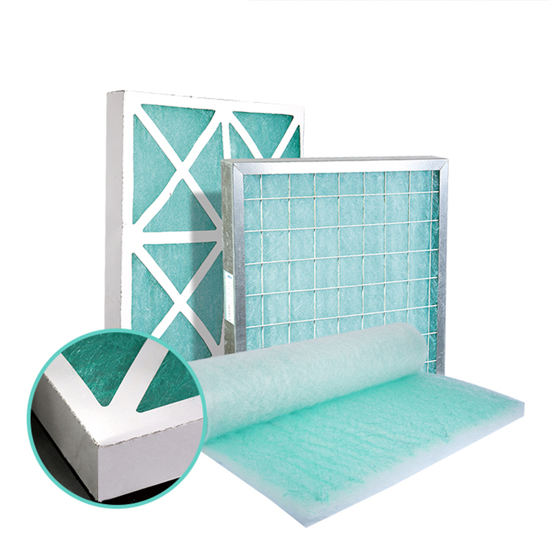 Cabine de pintura verde-branca 50mm filtro de piso filtro de fibra de vidro