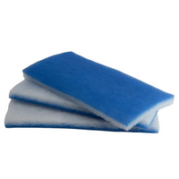 G3 G4 personalizado cor azul tapetes de filtro de algodão material de filtro de ar primário de mídia