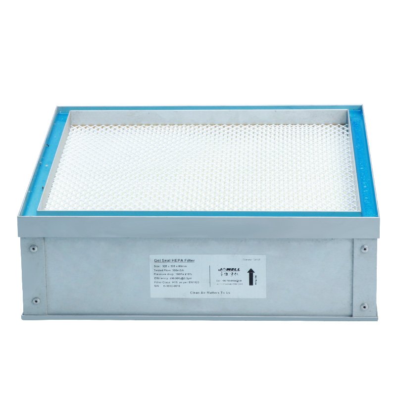 Filtro HEPA com vedação em gel